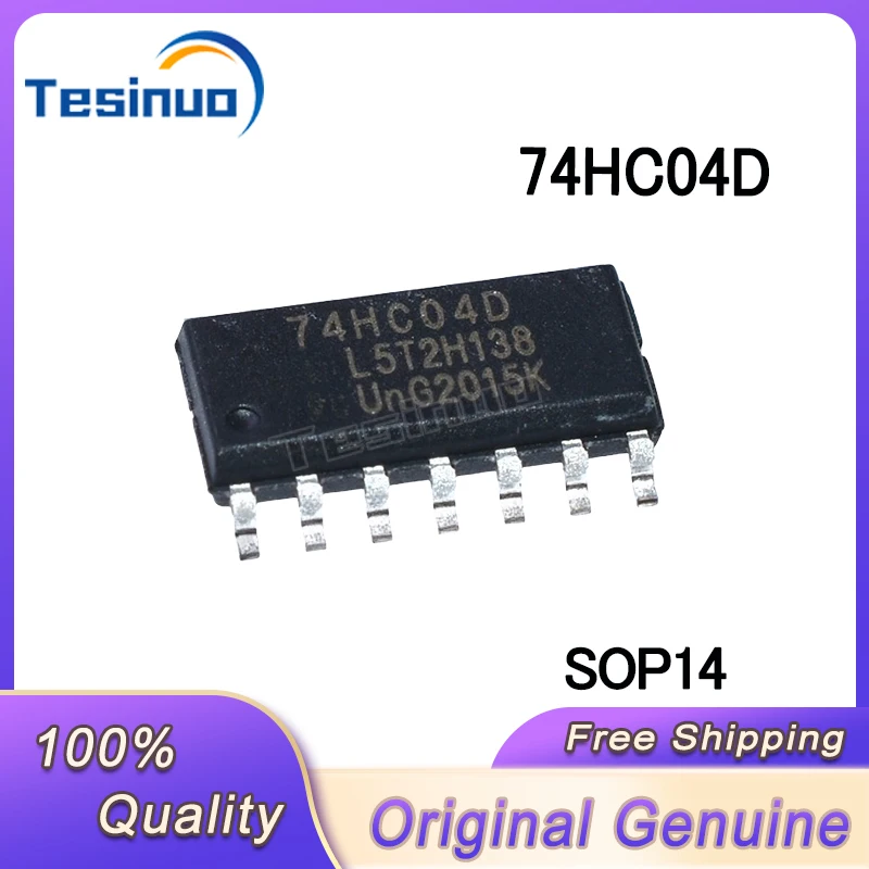 

20/PCS New 74HC04 74HC04D SOP14 Logic chip In Stock