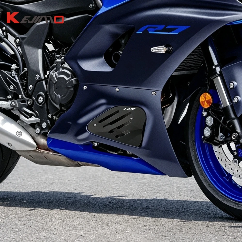 2024 2025 For Yamaha YZF R7 YZFR7 YZF-R7 2021 2022-2023 Front Exhaust Pipe Engine Guard Grille Cover Protection Motorcycle Parts