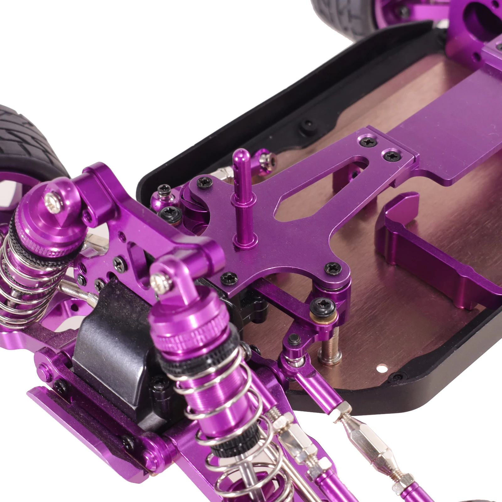 Wltoys 144001/144010/144016 124016-124019 RC Araç Metallo Gövde e Kabuk Yükseltme Seti - Dayanıklı Montaj