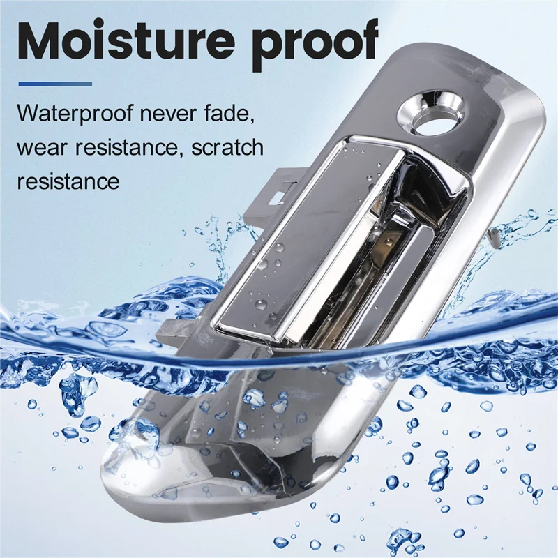 

A30P-Tailgate Handle Fornissan Navara D23 NP300 90606-4JG0B Electroplating Tail Door Handle Trunk Tailgate Handle Keyhole