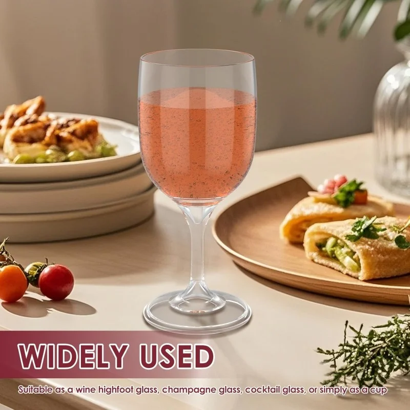 접이식 와인잔 투명 식품 등급 플라스틱 와인잔 200ml 휴대용 여행용 주류잔 카라반 캠핑 피크닉용
