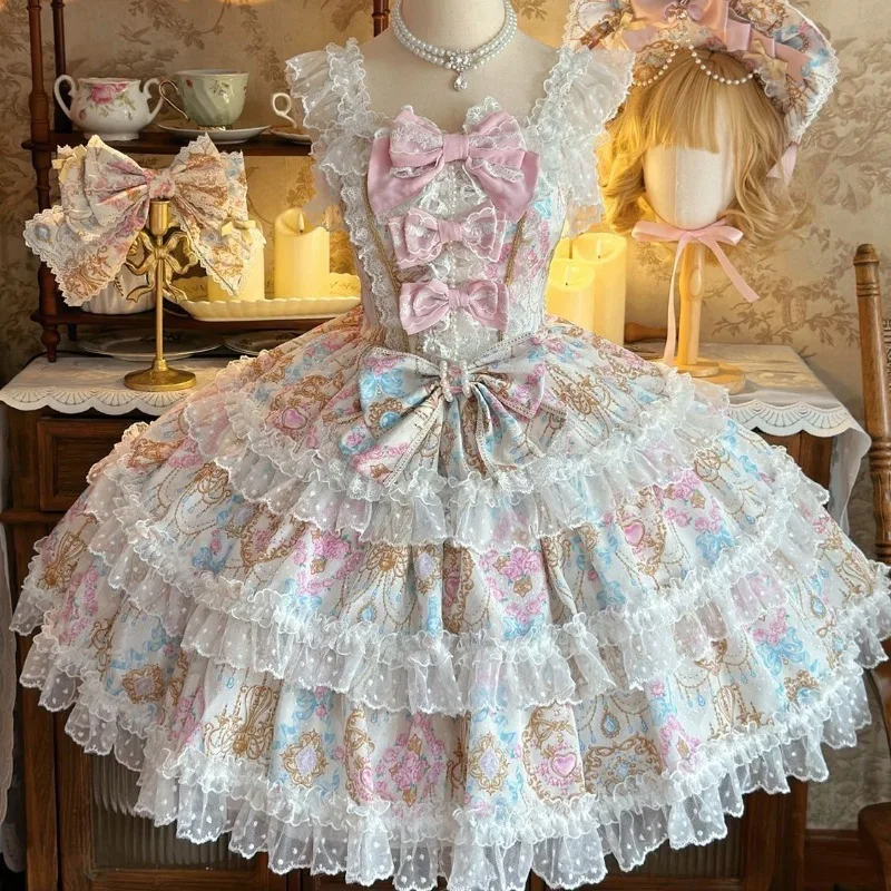 Summer Sweet Kawaii LolitaTwo Piece Set Women Lace Plaid Tops + Mini Cake Skirts Female Y2k Cute Patchwork Slim New Suit 2024 view 2