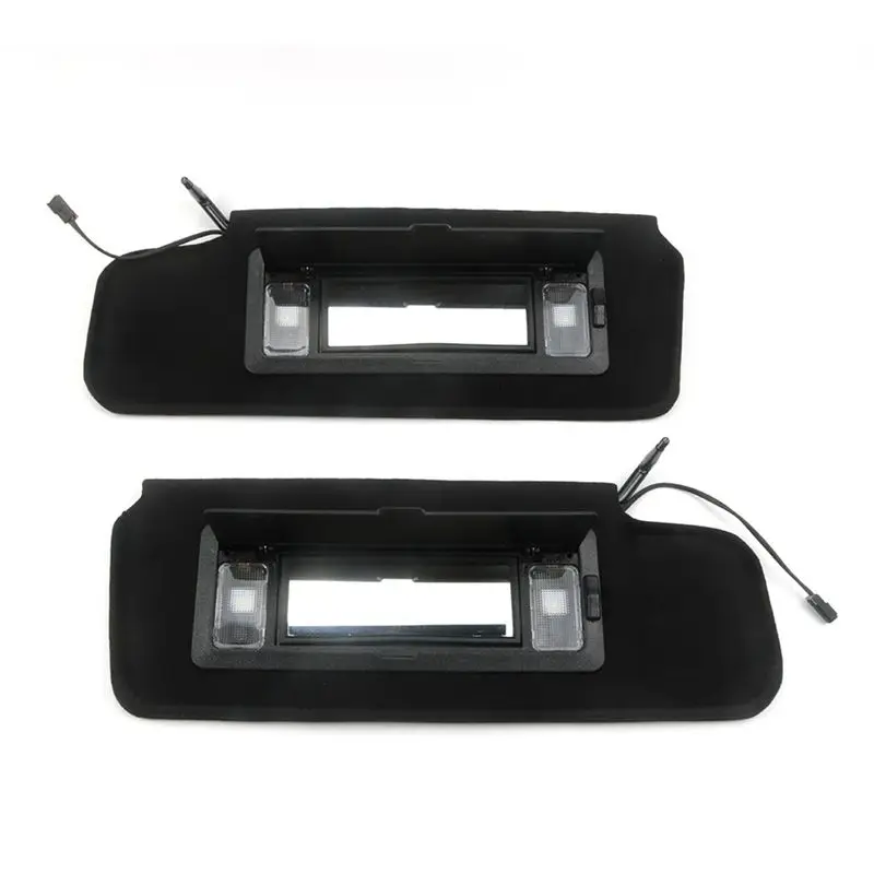 

Top-Rated 1Pair Car Sun Visors Shades W/LED Light 12459827 14081826 For Corvette C4 1984-1996 Sunvisors Vanity Mirror