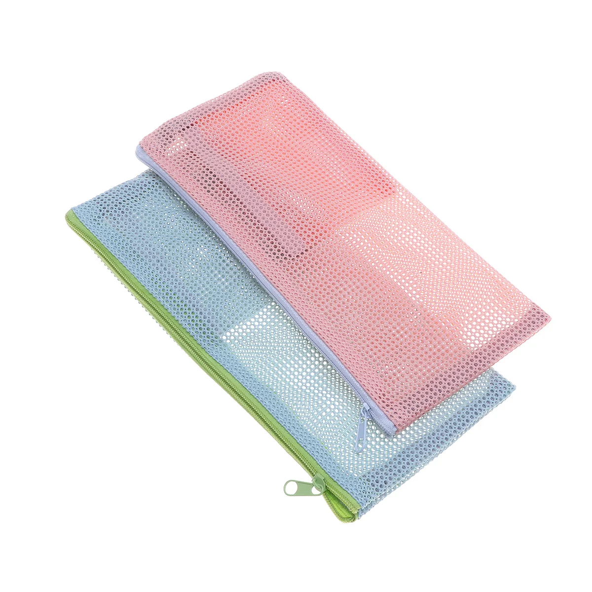 2 Pcs Bag Makeup Organizer Multifunction Mesh Storage Small Travel Toiletry Pouch