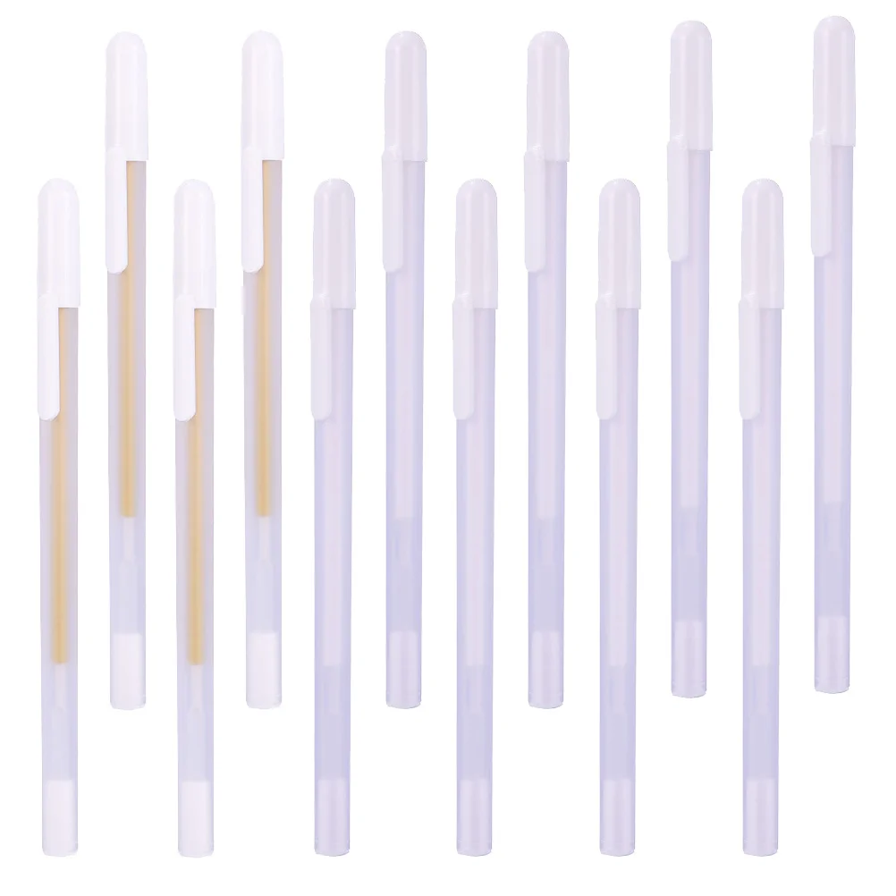 12 Pcs Highlighter Come Pen White Gel Pens Drawing Fine Point Markers for Illustration