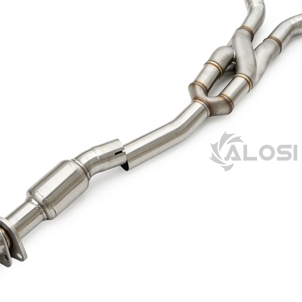 For Lexus ISF 5.0 2007-2014 with Z-shaped Pipe SS304stainless Steel High-performance cat Back Exhaust