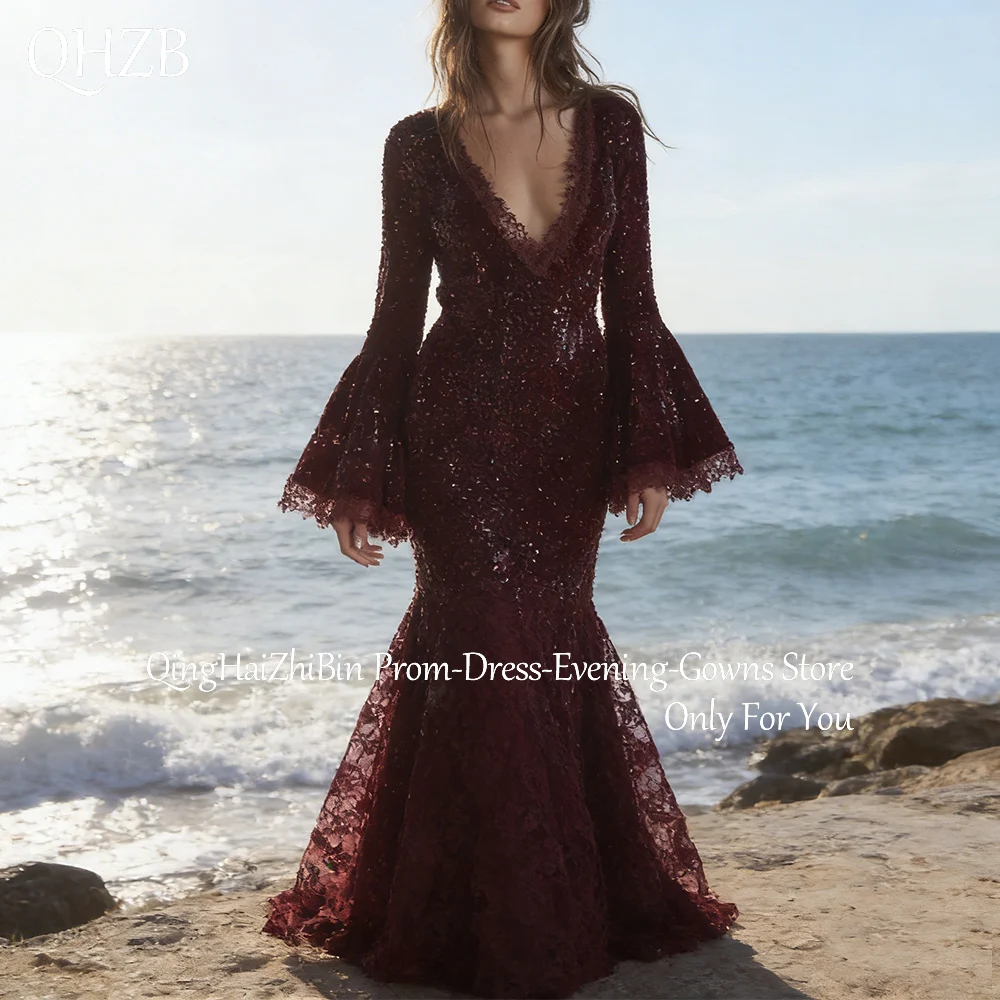 

Customized Elegant Long Evening Dresses for Special Occasions Sequins Floor-Length Mermaid Women Gala Prom Party Gowns 2026