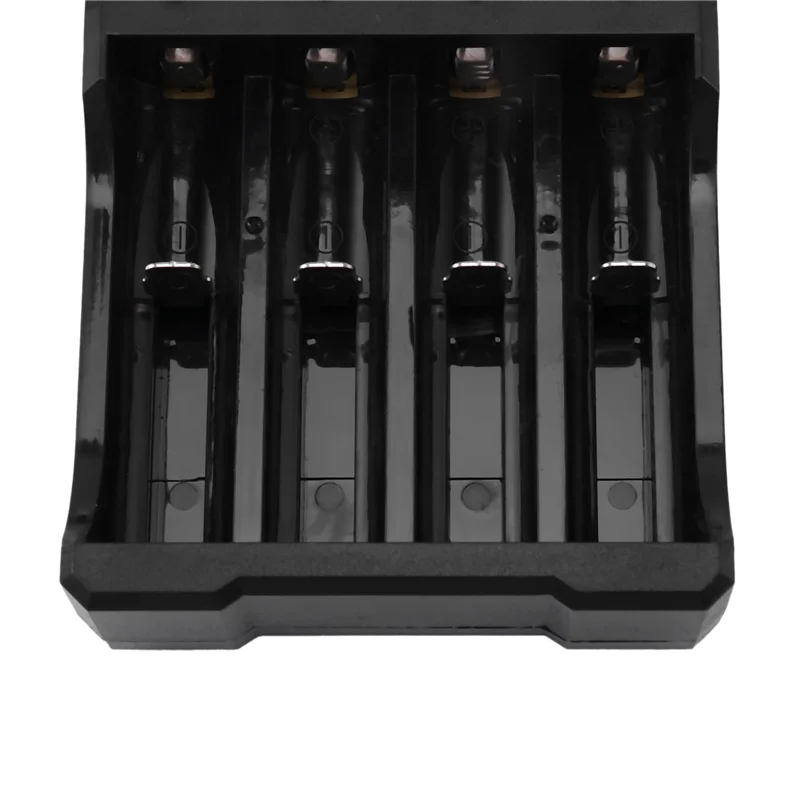 ABGI-3X Rechargeable 4-Slot Battery Charger Li- USB Smart Fast Charger For 18350 18500 18650 Battery Aaa Li- Battery