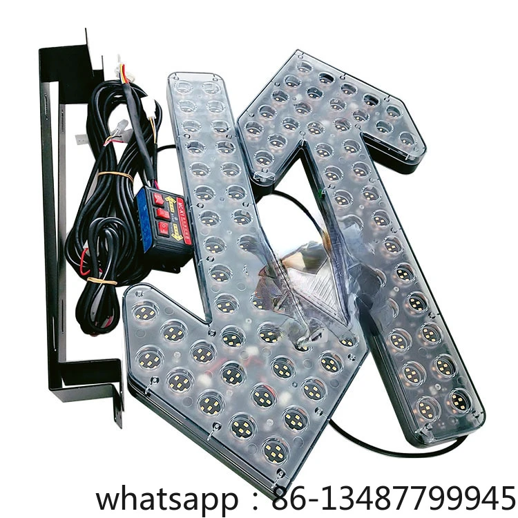

LED arrow lights for left and right turn direction signs 12/24V cleaning/sweeping/watering/municipal engineering vehicles