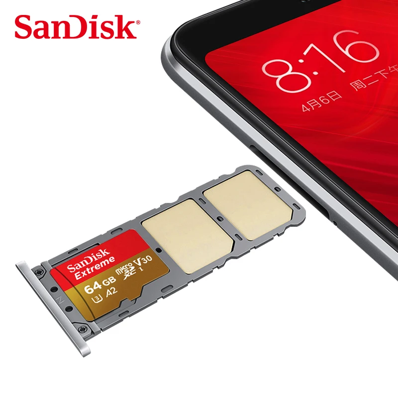 SanDisk High-Speed 32GB 64GB 128GB 256GB 100MB/S Micro SD Card UHS-1 Class10 TF32GB Flash Memory Card Storage mini Memory Card