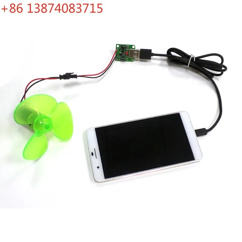 Small Mini Wind Micro Turbine Generator Charger DC 5V USB Output Power Motors