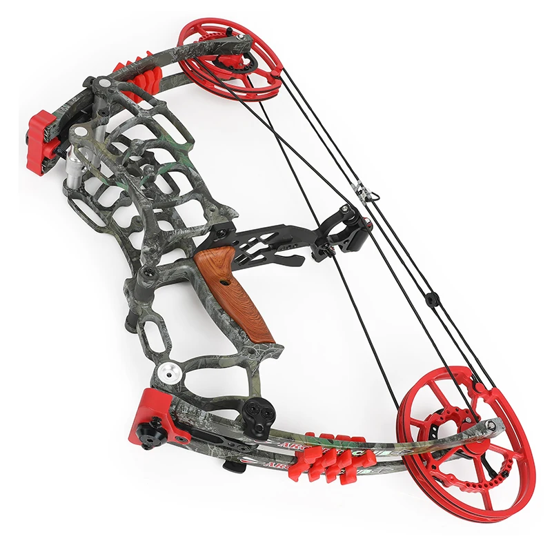 30-70lbs Archery Compound Bow Shoot Steel Ball Bow Dual Purpose Bow Let off 80% for Right Hand Outdoor Shooting Hunting