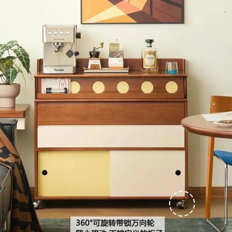 

boxwood living room storage small apartment retro storage low table side