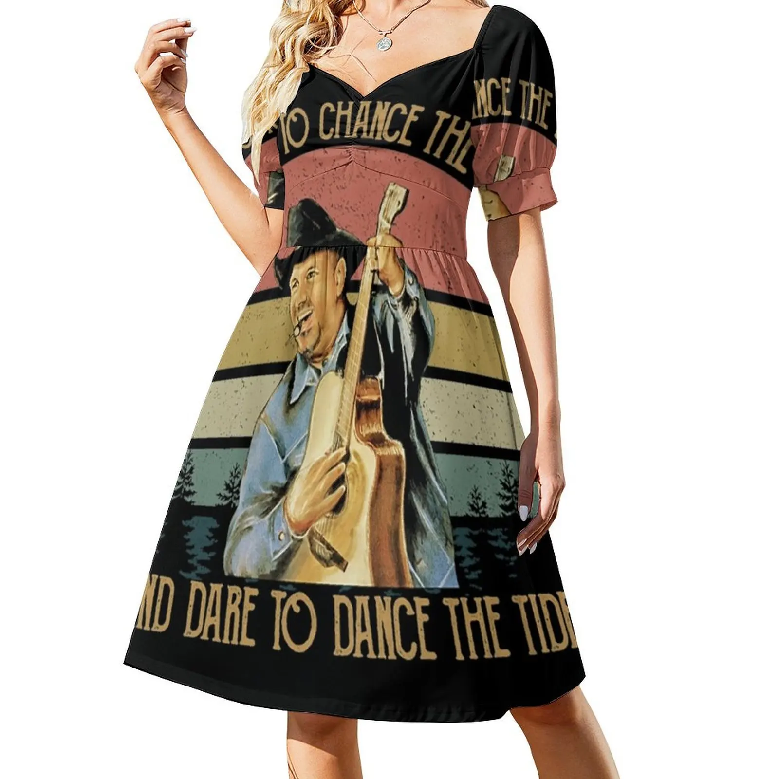 

Garth Brooks Vintage Garth Tees Short Sleeved Dress Cocktail of dresses Dress vintage Dress