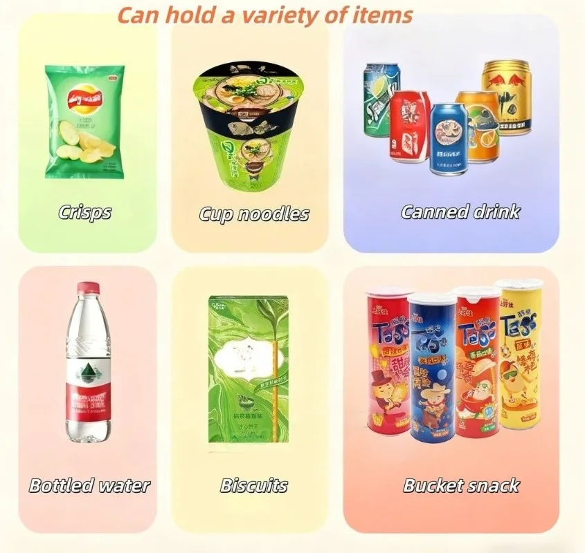 24-Hour Self-Service Vending Machine Combination Beverage and Snack Vending Machine with Refrigeration