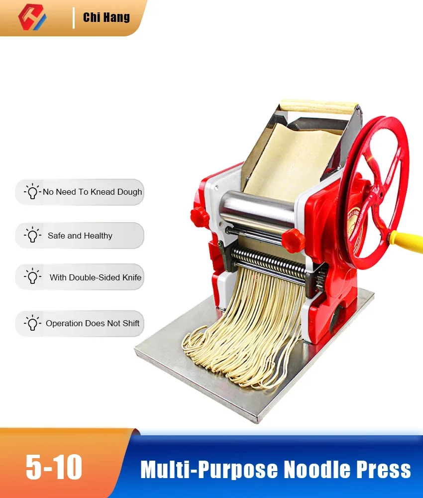 Manual Noodle Makers noodle machine pasta machine stainless steel pasta machine commercial 18cm noodle roll width