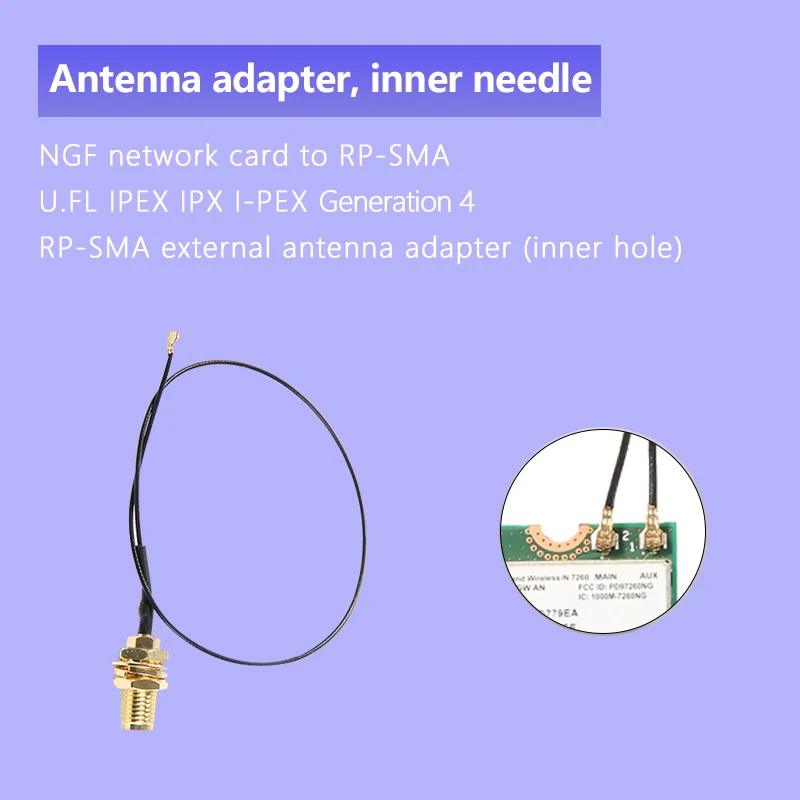 Antenne Gewijd Aan Ngff Netwerkkaart, Wifi Mier, Ax210, R 5S, Ax200
