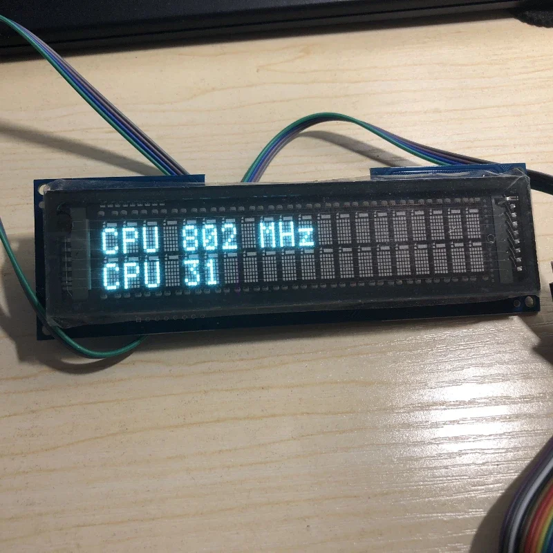 

Computer Case DIY Supports WIN10 and Other 64-bit AID64VFD2002 Display USB Port High-brightness Resistance