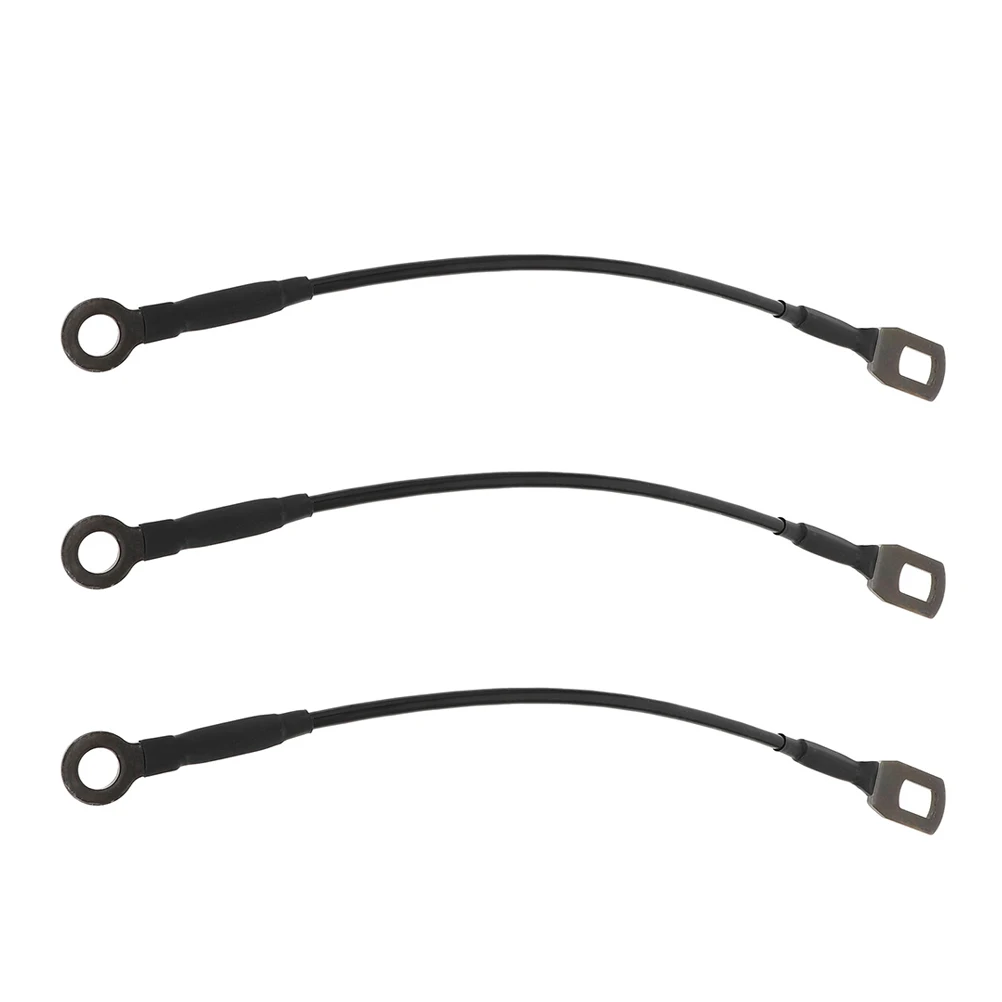 

3pcs Car Tailgate Cable Durable Precision Versatile High Durability Pickup Truck Rear Support Straps Rubber Replacement