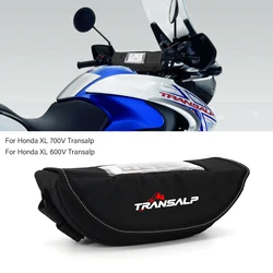 Borsa da bar con manico per Honda Transalp XL 600 V XL700V TRANSALP XL 700 600 V borsa da viaggio per manubrio moto borsa da viaggio