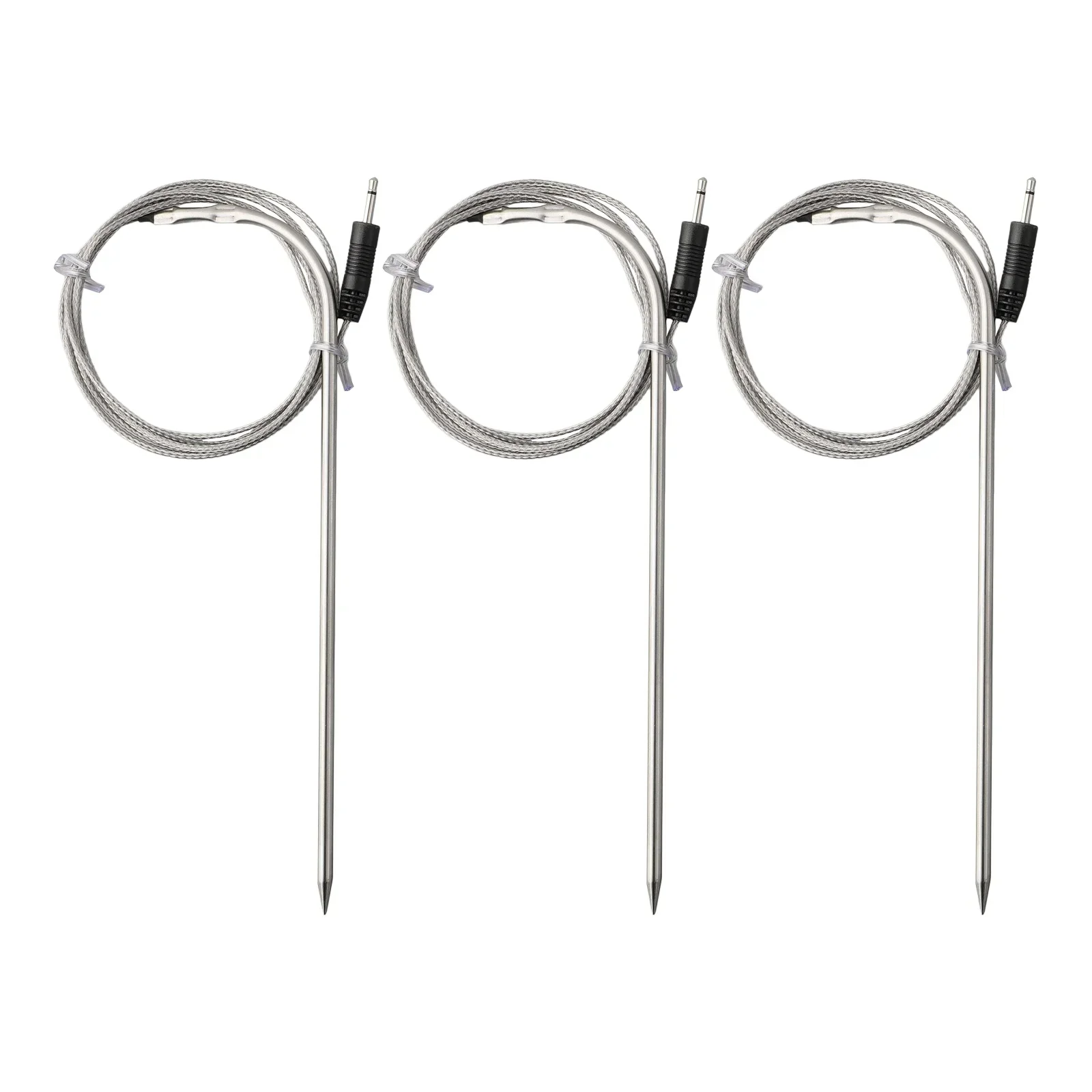 

3pcs Sensors Probe Oven Temperature Detection Sensor BBQ Grill Probe Barbecue For BBQ Thermometer Tool Accessories