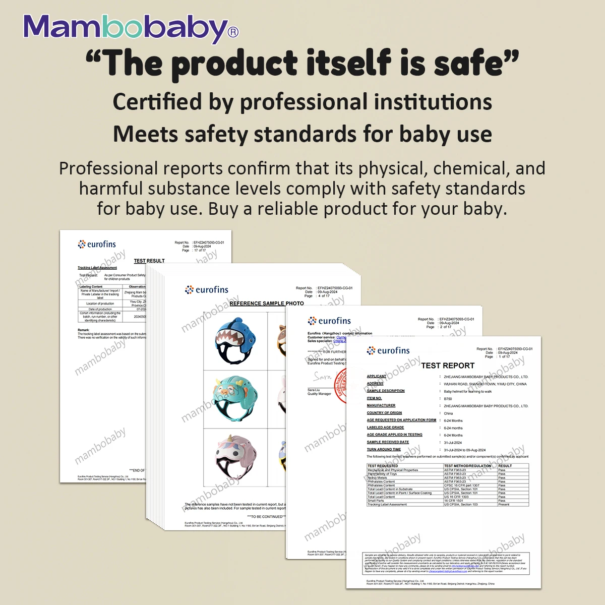Mambobaby Safe Anti-Shock Baby Helmet Toddler Head Protector Headgear for Infant Learn Crawl, Walk Prevent Injury from Bump Fall image 6
