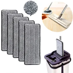 Washable Microfiber Mop Pad Replacement, Dust Mop, Household, Head Cleaning Pad, Grey Color, 3Pcs