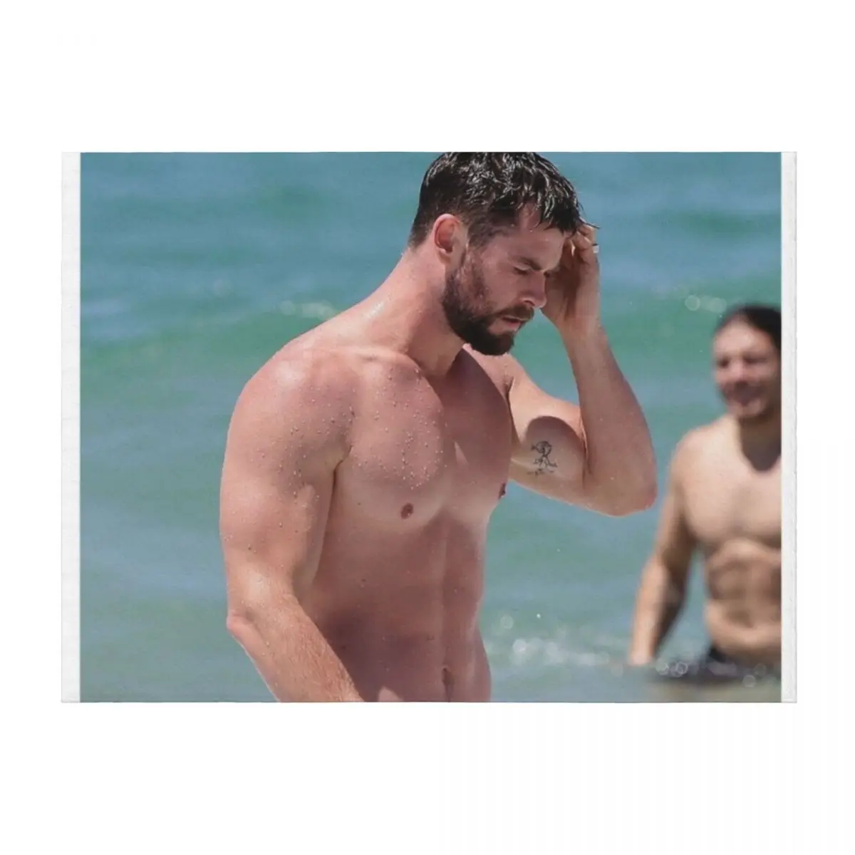 بطانية رمي كريس هيمسوورث من Sixpack، بطانيات لحاف أريكة كبيرة ناعمة وناعمة #1