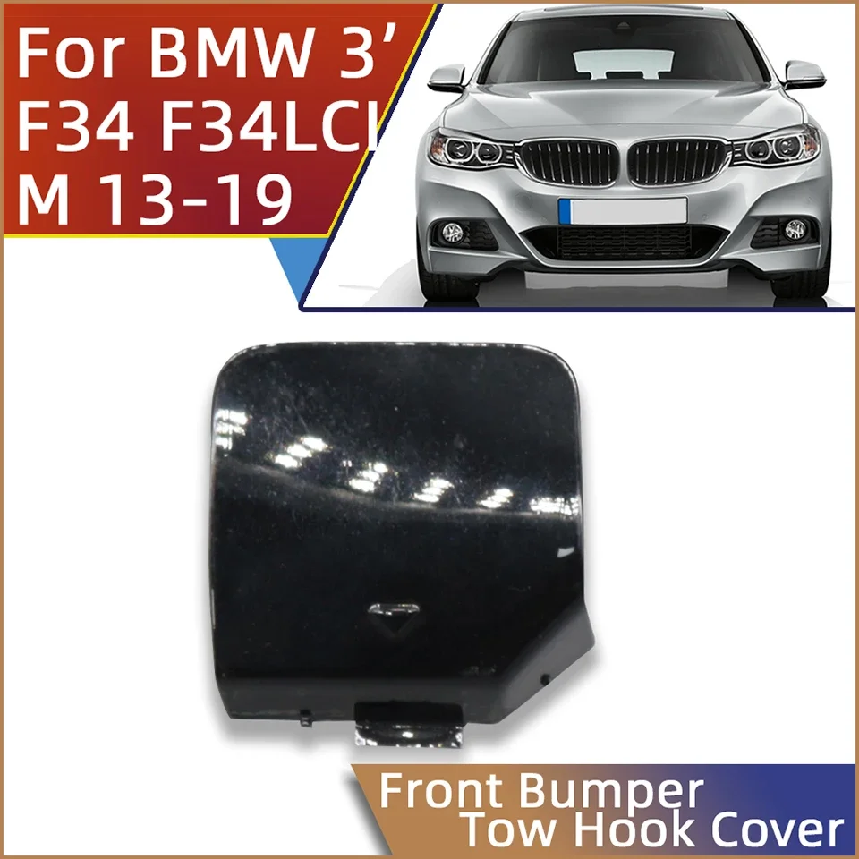 

Bumper Towing Hook Cover Hauling Trailer Lid Eye Cap#51128061551 For Bmw 2013-2019 F34 F34LCI 320 325 330 335 Gt Gran Turismo