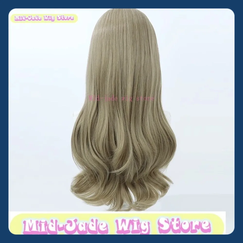 منتصف اليشم شعر مستعار مخزن الهوية الخامس فتاة صغيرة رولي شريك شعر مستعار تأثيري أنيمي لعبة لعب الأدوار هالوين شعر مستعار اصطناعي #5