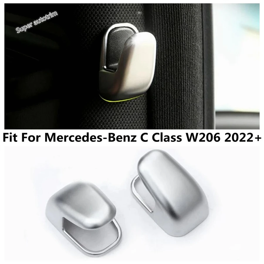 

Car Window Pillar C Hook Frame Decoration Cover Trim Fit For Mercedes-Benz C Class W206 2022 - 2024 Matte Accessories Interior