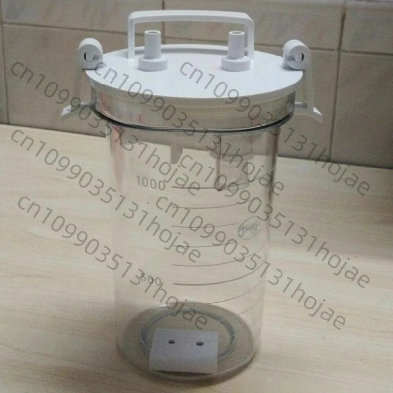 Bouteille d'aspiration originale DYX-1A 1000 ml - Contenant de liquide médical en PC pour aspirateur à vide - Pièce de rechange OEM