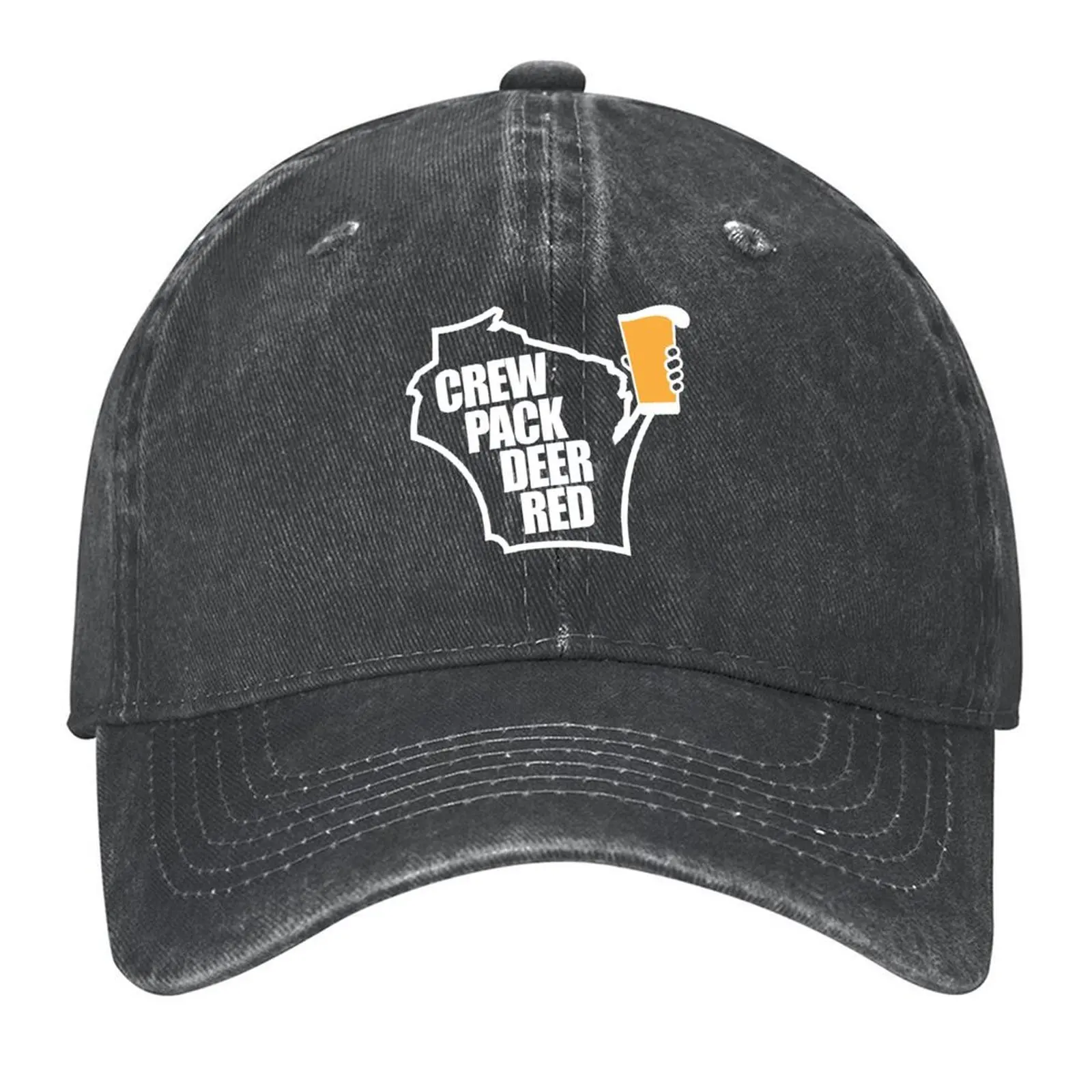 

Wisconsin Crew Pack Deer Red Beer Brew Baseball Cap Brand Man cap Golf Hat Man summer hat |-F-| Girl'S Hats Men's