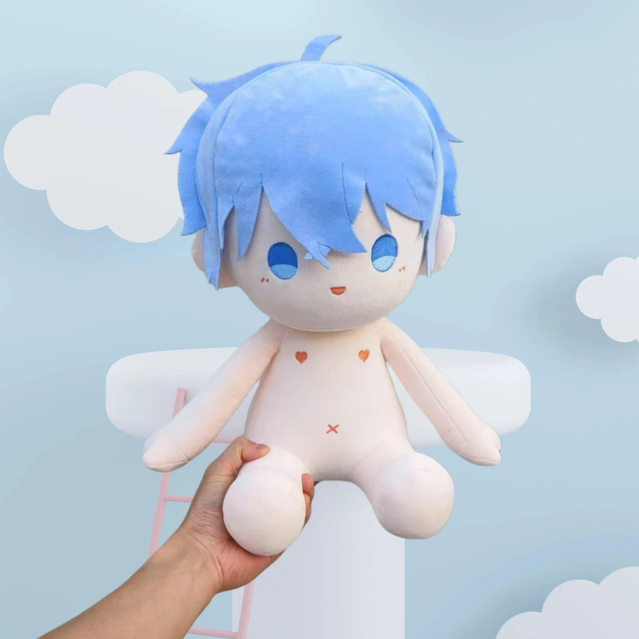 

Blue Lock You Hiori Cosplay 40CM Soft Sitting Posture Plush Doll Body Change Clothes Pillow Stuffed Toy Xmas Gift