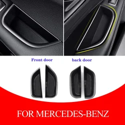 Car Organizer door handle storage box container tray For Mercedes Benz CLA C117 GLA X156 A Class W176 2013-16 accessories