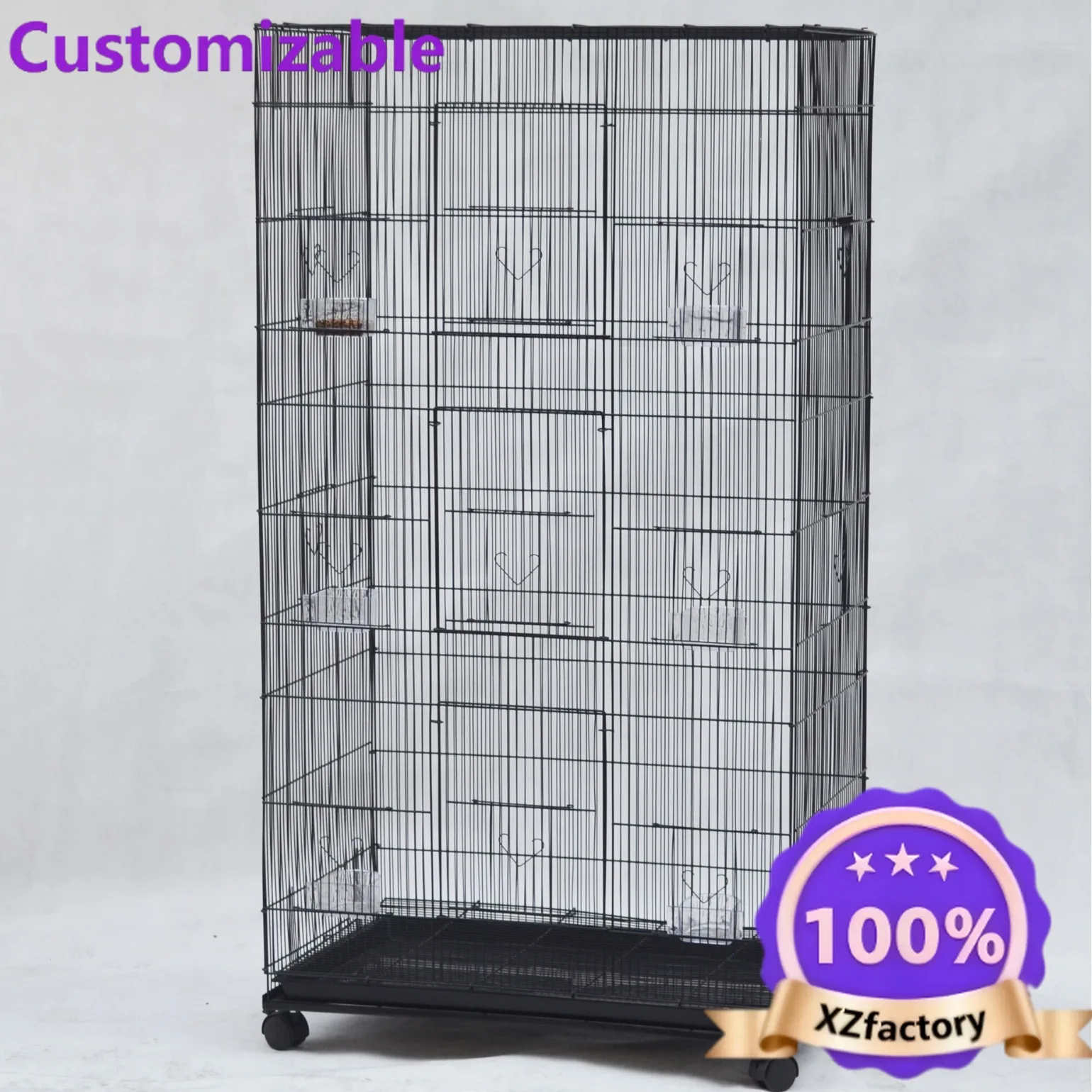 Factory Direct 2026 Portable Pet Cage, Pet Display  Bird , Wire Bird Parrot (424)
