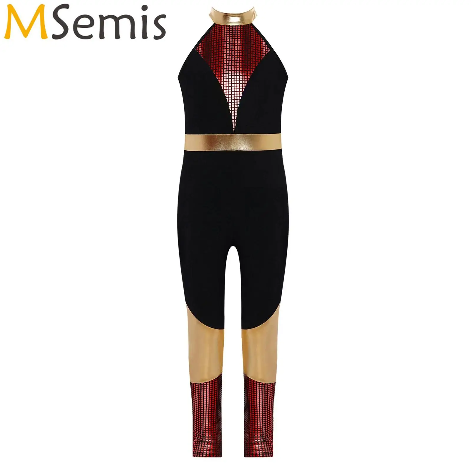 criancas-meninas-metalico-brilhante-ginastica-artistica-patinacao-artistica-ballet-collants-traje-xadrez-macacao-calcas-compridas-macacao