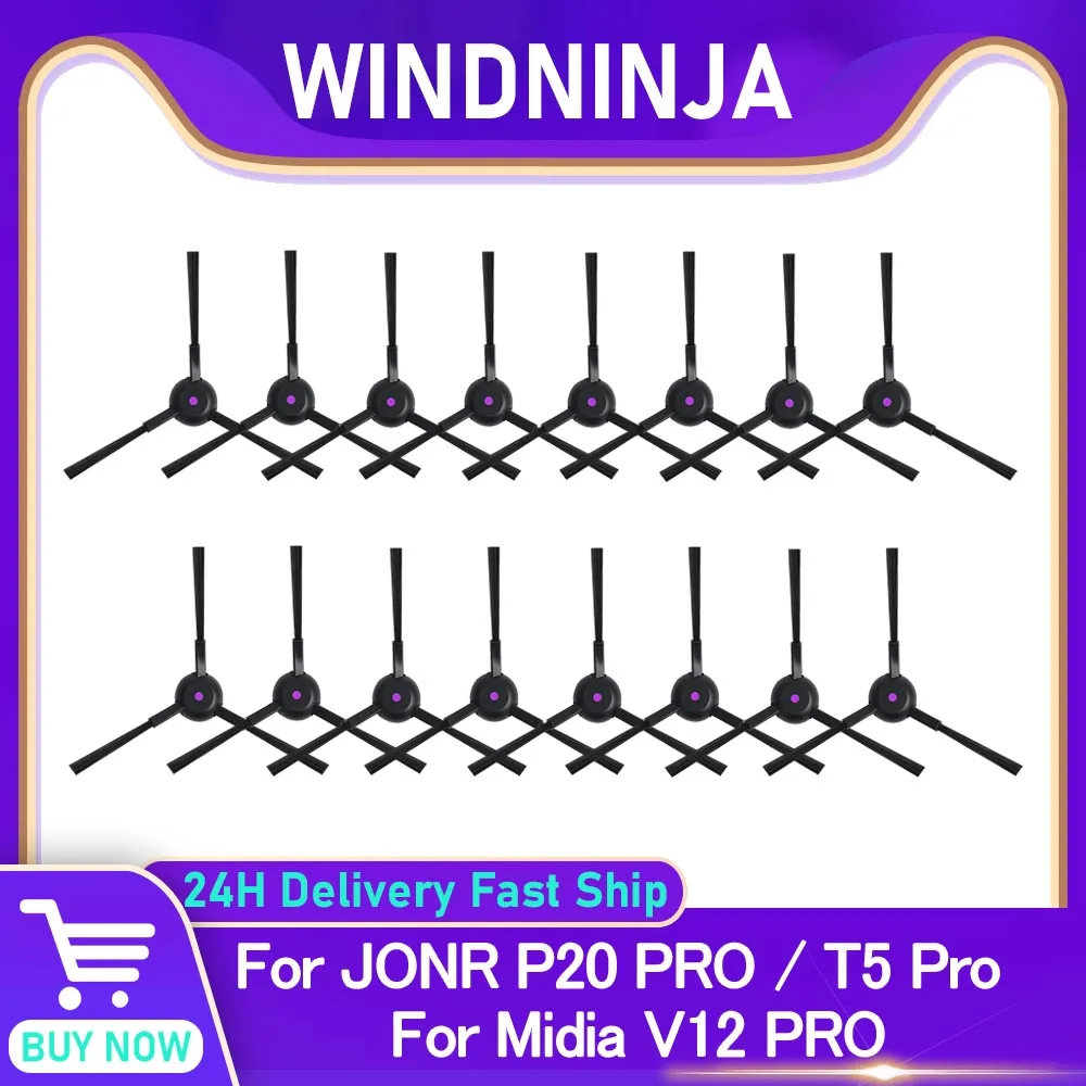 Side Brush For JONR P20 PRO T5 Pro For Midea V12 Pro Robot Vacuum Cleaner Accessories Brush For Home Effective Cleaning Parts