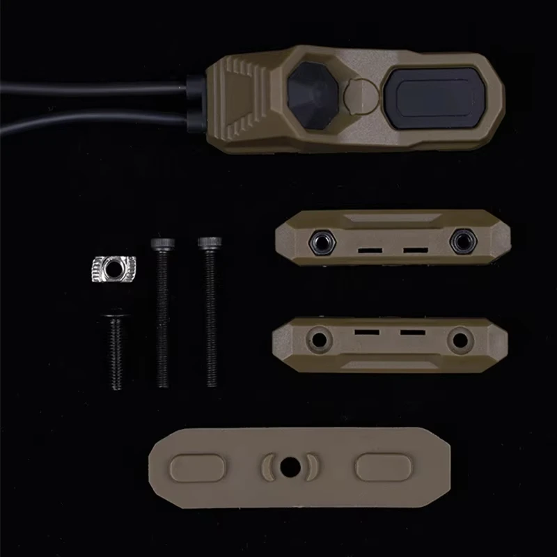 Hunting Scout Light, Tactical Flashlight PEQ Laser Button, AXON Remote Two-Wire Dual Function Pressure Switch SF/2.5/Crane Plug