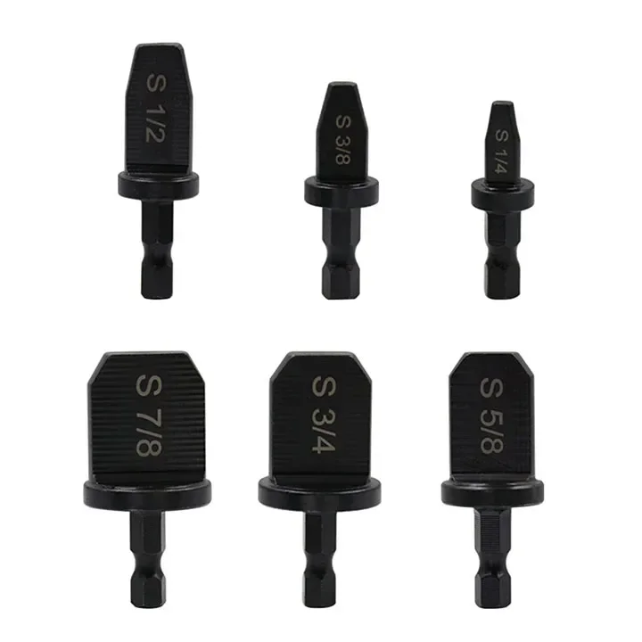 6Pc Buis Pijp Expander Koperen Zeskant Schacht Keizerlijke Pijp Expander Elektrische Boor Affakkelen Gereedschap Voor Airconditioning Installatie