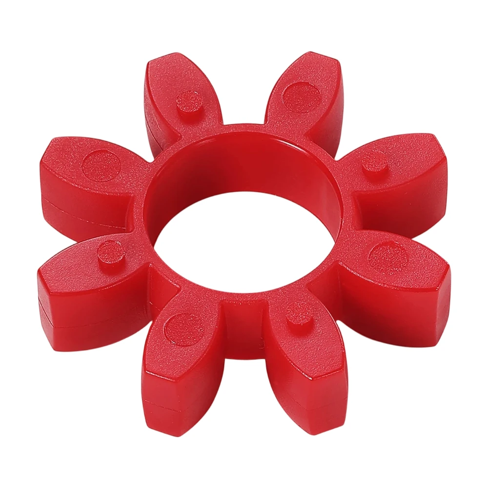 1Pcs Red Polyurethane(PU) Shock Absorber Pad Elastic Cushion Pad Hollow Plum Blossom Pad Star Coupling GR10-125