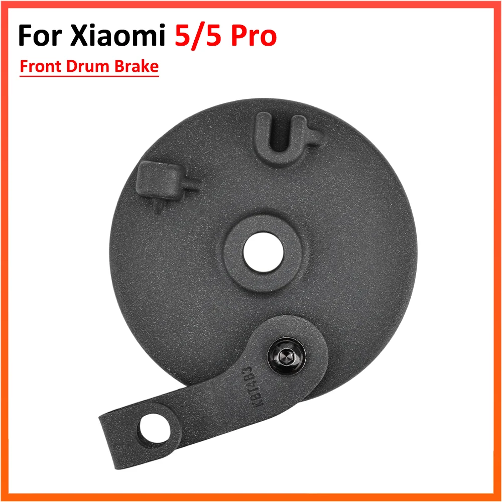 Electric Scooter Front Brake Replacement for Xiaomi 5 / 5 Pro Drum Brake Cover Friction Lining Assembly Spare Parts