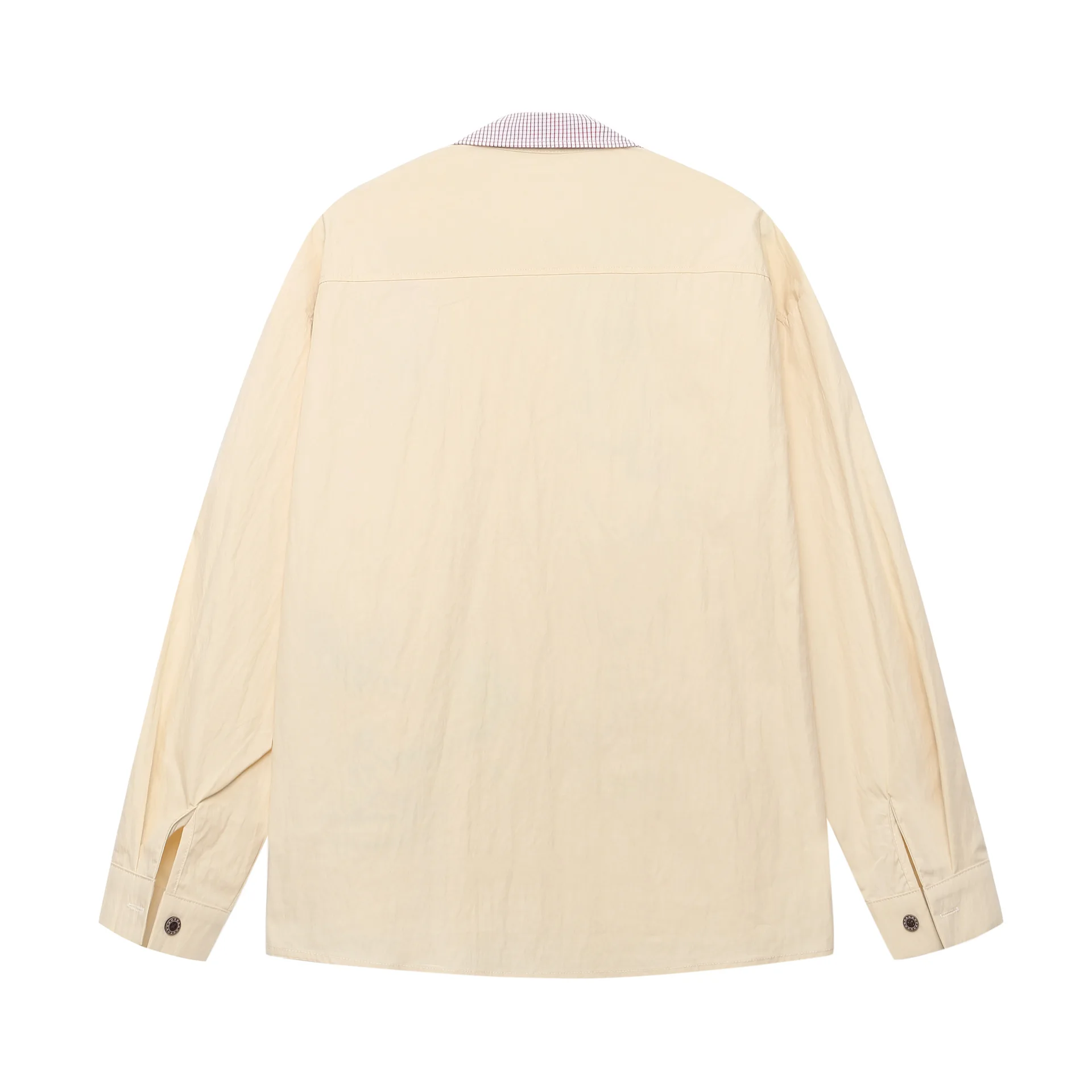 American Street Style Cartoon Bear Embroidered Long Sleeve Shirt for Men and Women Loose Casual Couple Shirt Jacket for Autumn