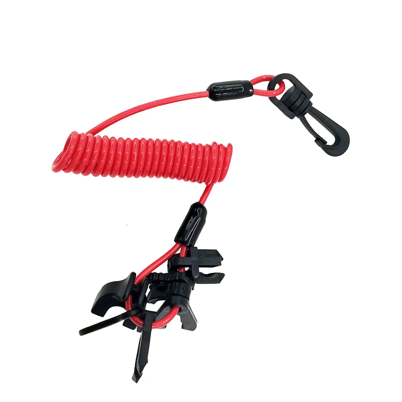 

7 Keys Marine Outboard Engine Boat Motor Kill Stop Switch Lanyard Motorboat Tether Key Urgent Rope Flameout Rope