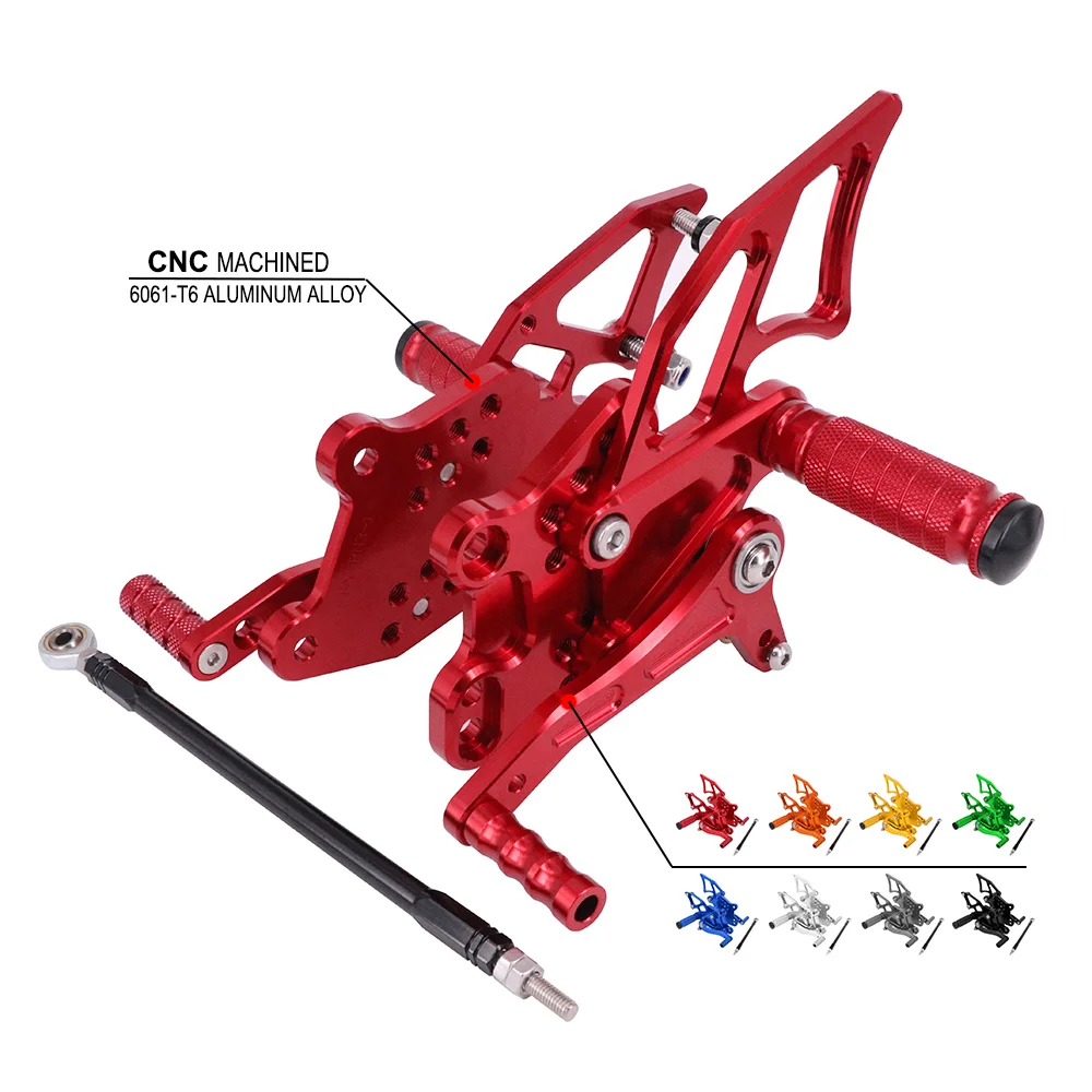 2026 JFG  Motorcycle Aluminum Foot Pegs NINJA 250 300 300R EX300  Z300 Dirt Bike Footrests Parts