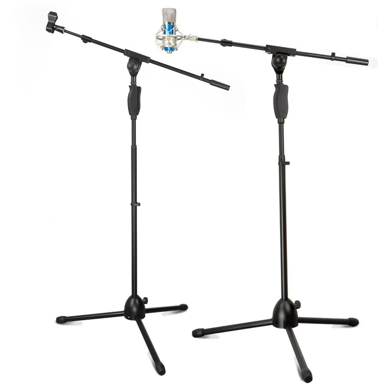 

Microphone Stand Weighted Stage Floor Microphone Stand Removable Metal Condenser Microphone Stand