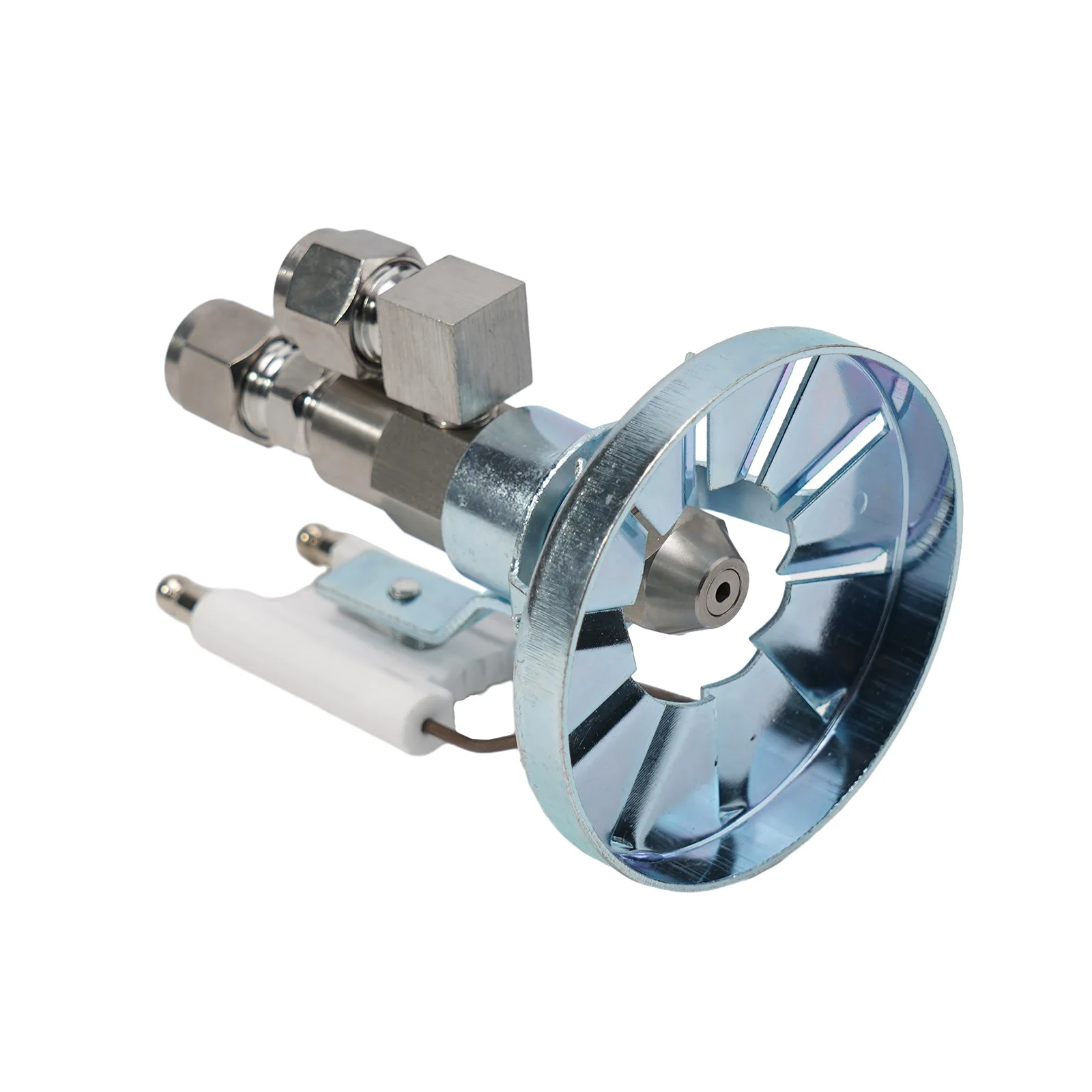 Industrial Boiler Nozzle for Waste Oil and Heavy Oil Burner Applications with and Mixed Atomization Technology
