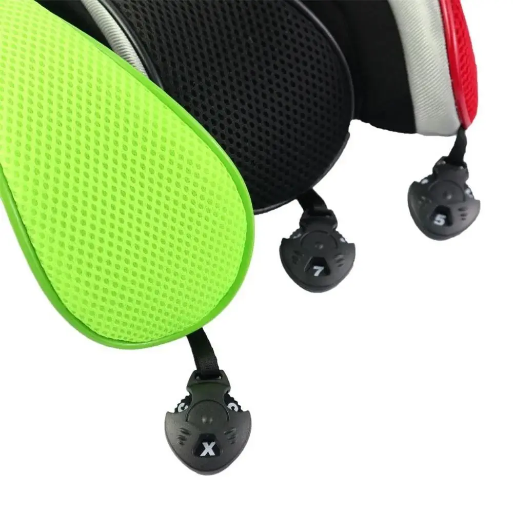 

NEW Polyester Mesh Golf Headcover Woods Cover Long Neck Driver Protector Replacement 7colors Golf Club Head Covers