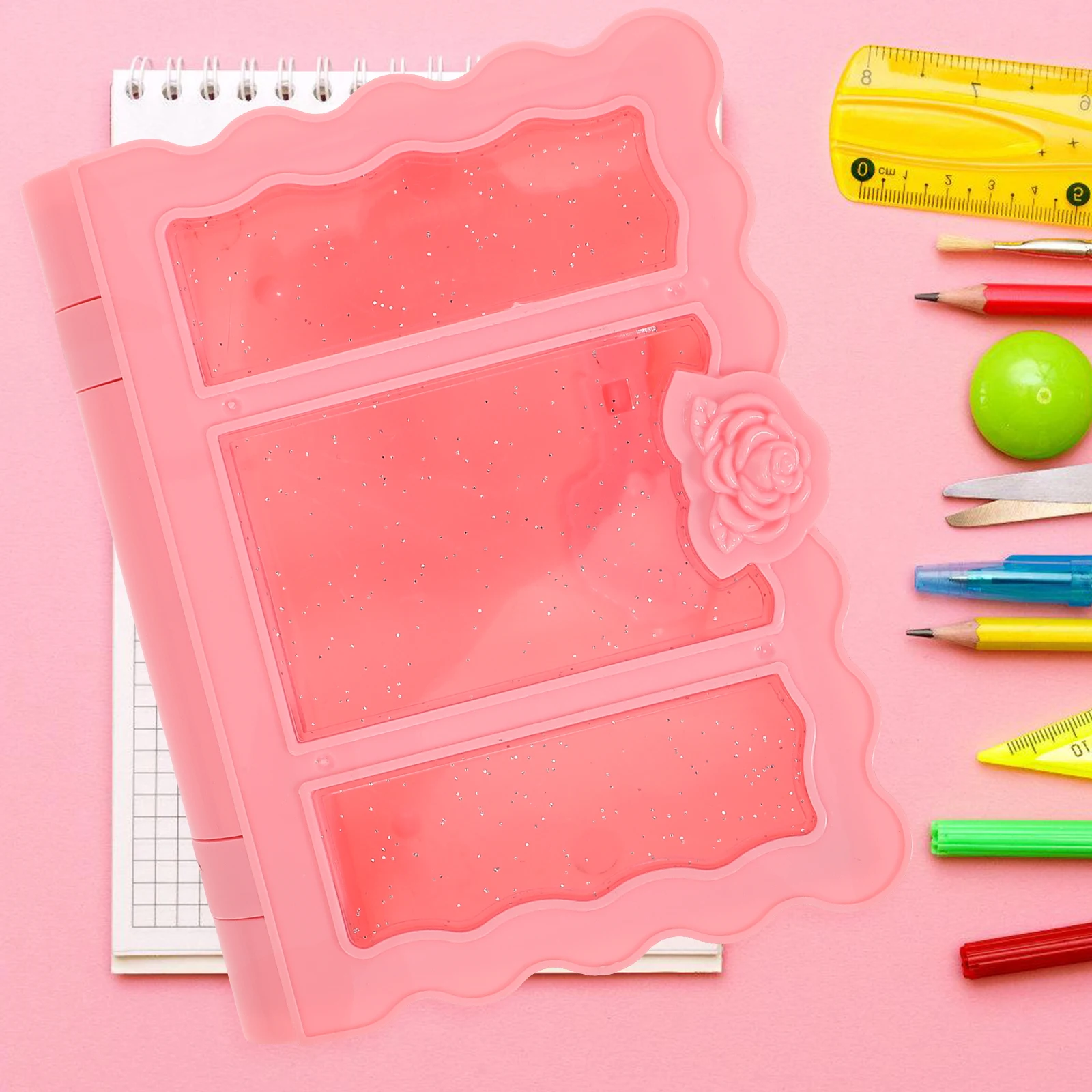 

2Pcs Book Box Nordic Style Decorative Storage Case for Keepsake Jewelry Stationery Candy Wrapping Organizer Large Capacity