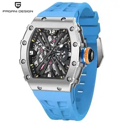 PAGANI DESIGN 2023 New Top Men's Sports Quartz Watches Sapphire Stainless Steel Skeletonized Waterproof Clock Reloj hombre